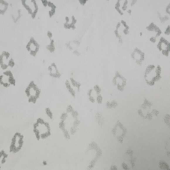 Dolce & Gabbana Distressed Leopard T Shirt Womens Sz S White Stretch Cotton Rib - Picture 5 of 11